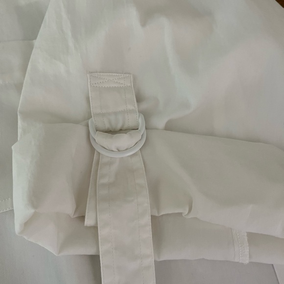 VINCE OVERSIZED WHITE BLOUSE - Picture 8 of 10